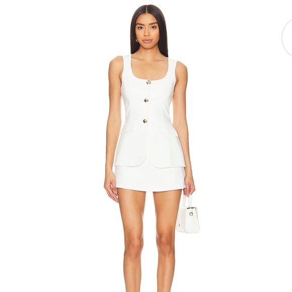 Amanda Uprichard Dresses & Skirts - Amanda Uprichard Kya Romper White